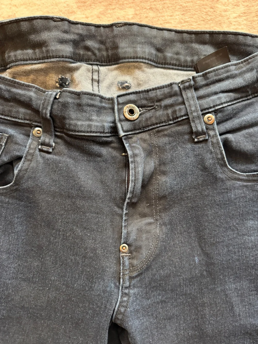 Men’s G‑Star RAW “Revend Super Slim” Jeans — 35W x 34L (Raw Denim)